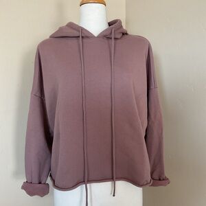 Alo Yoga Sweatshirt Hoodie Raw Hem Size No Tag